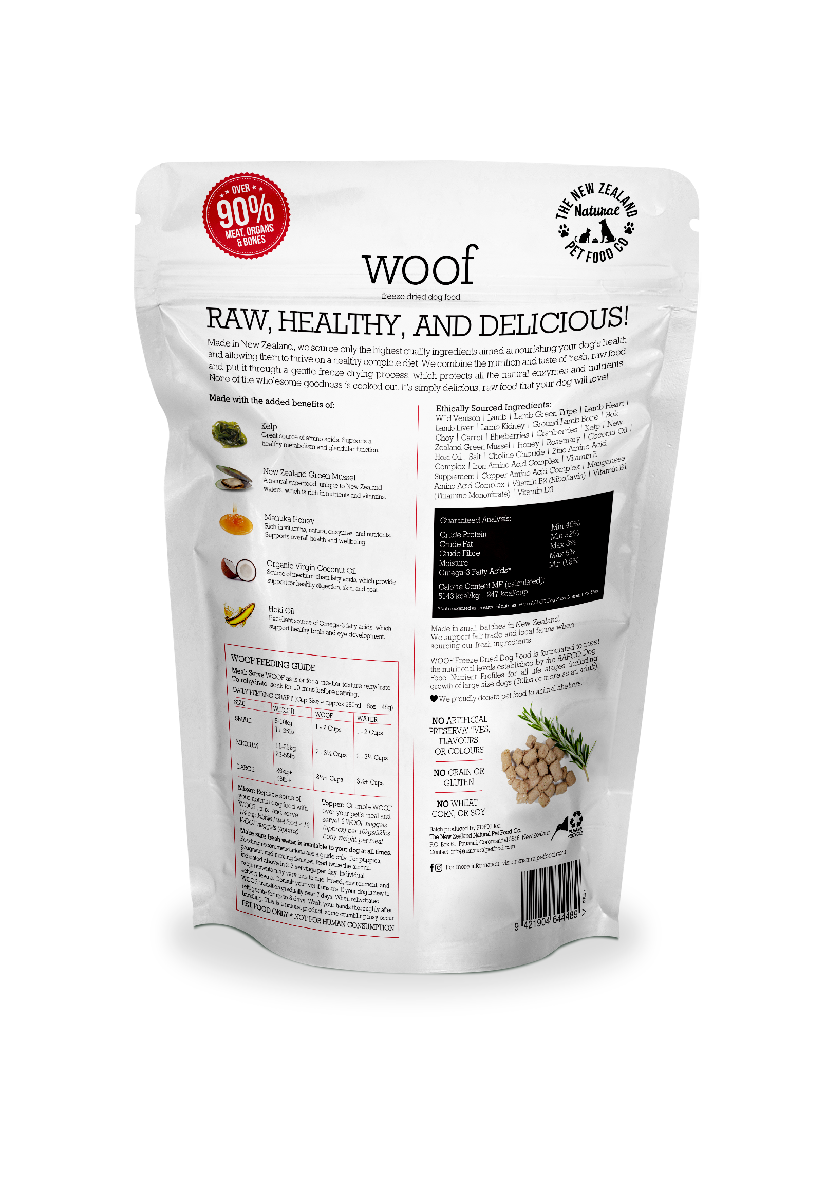 Wild Venison Freeze Dried Dog Food 1.76oz | 9.9oz – The Royal Hound