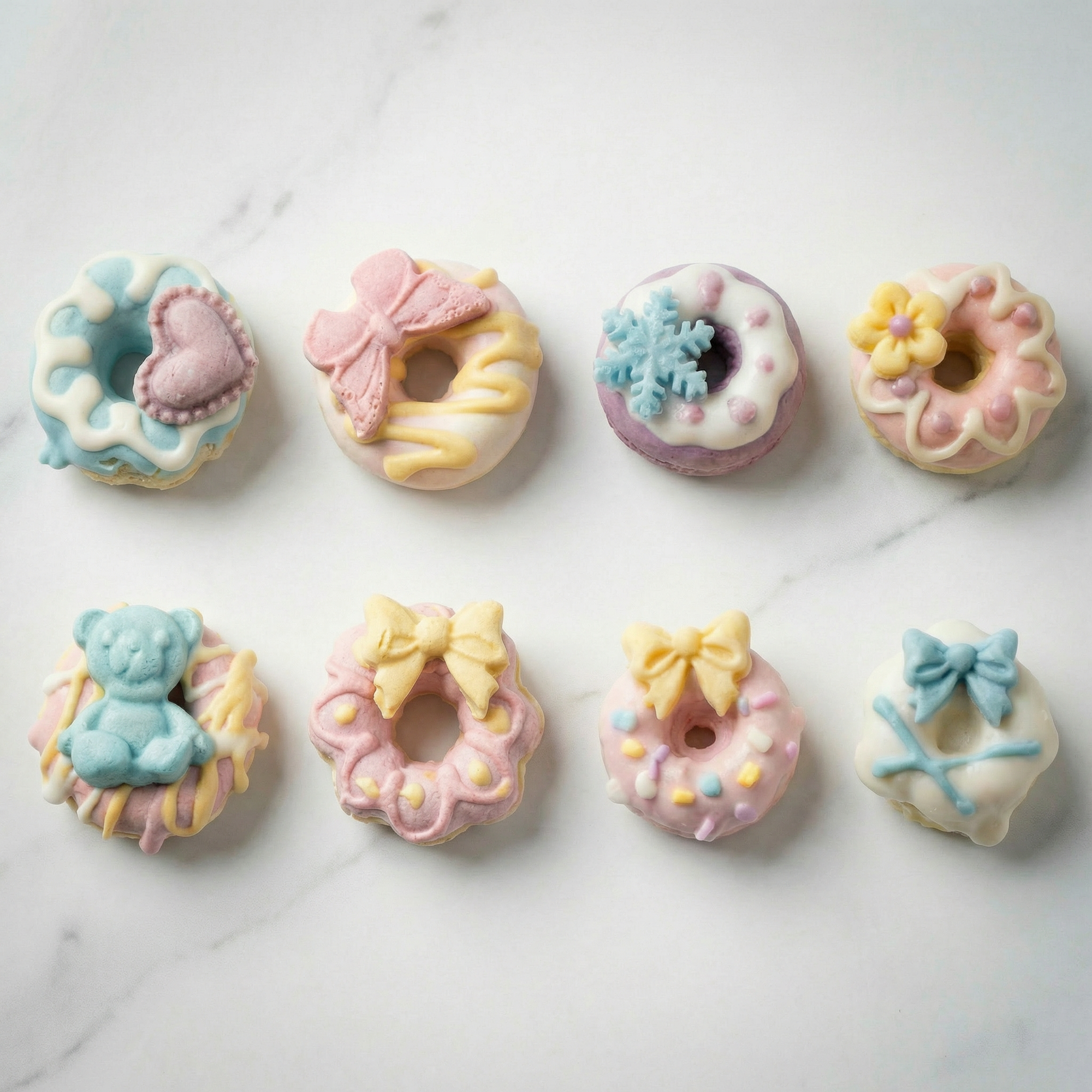 Mini Chicken &amp; Goat Milk Donuts - Dog &amp; Cat Treats (5pc)