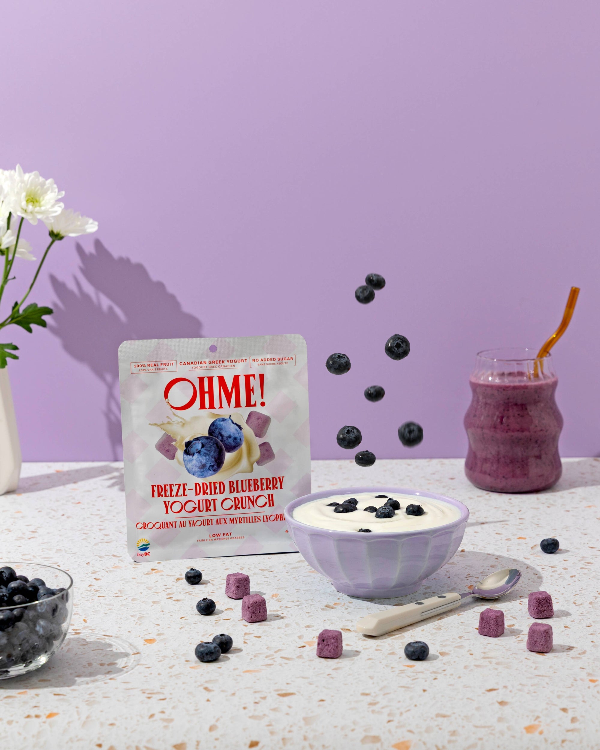 Blueberry Yogurt Crunch