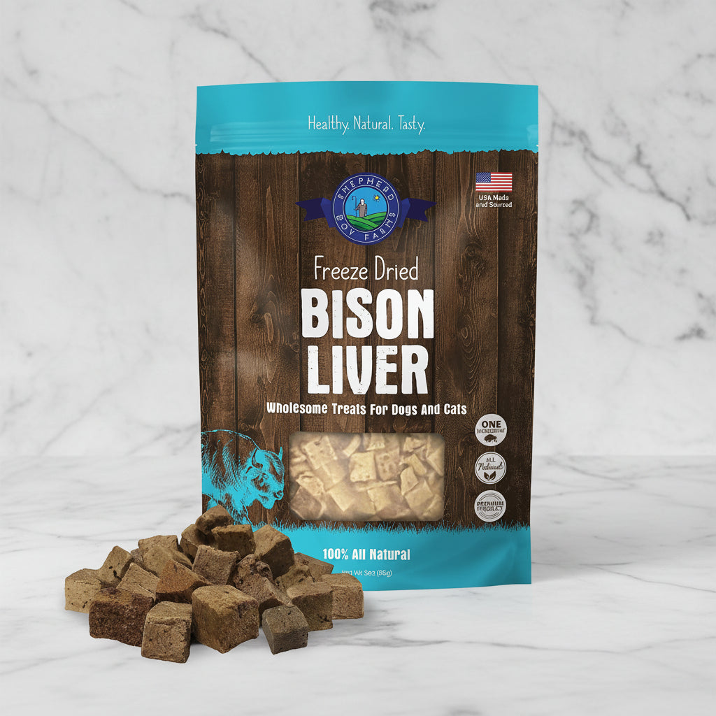 Freeze Dried Bison Liver Treats