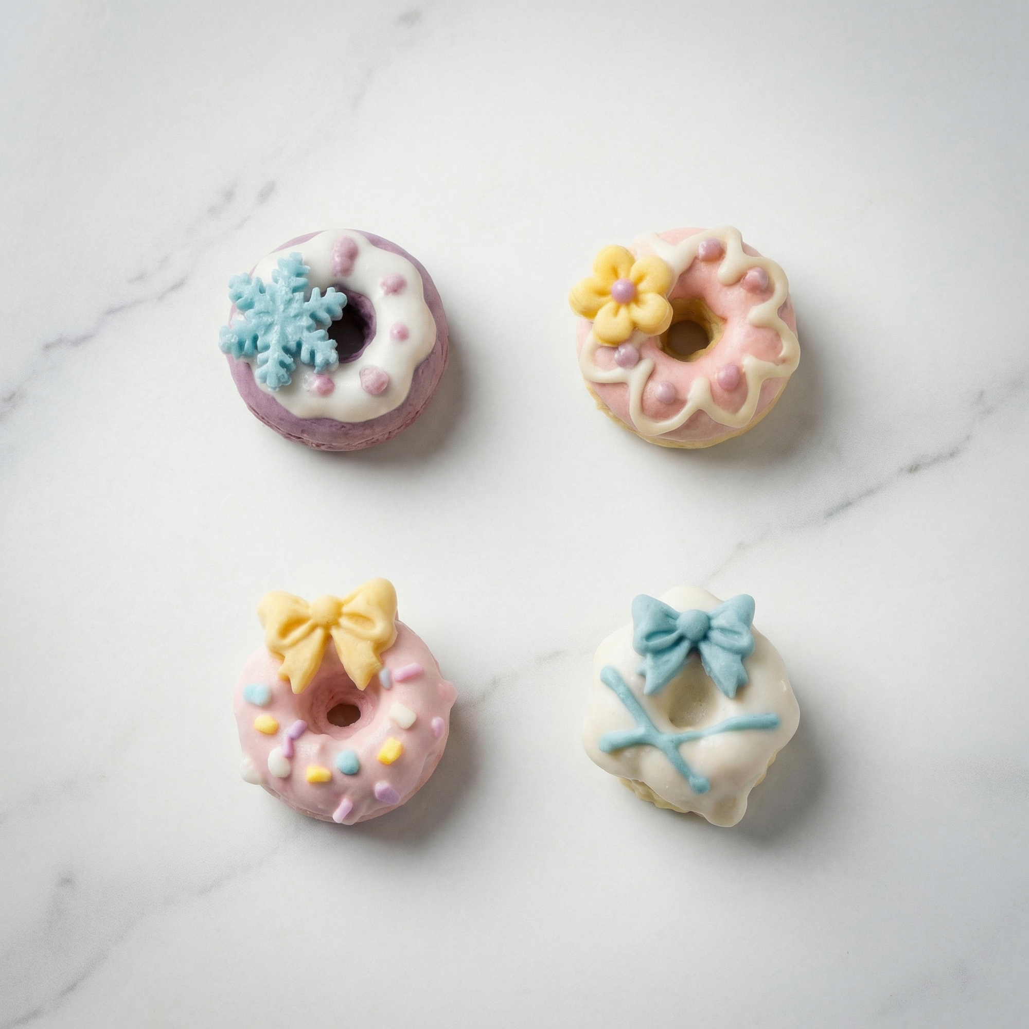 Mini Chicken &amp; Goat Milk Donuts - Dog &amp; Cat Treats (5pc)