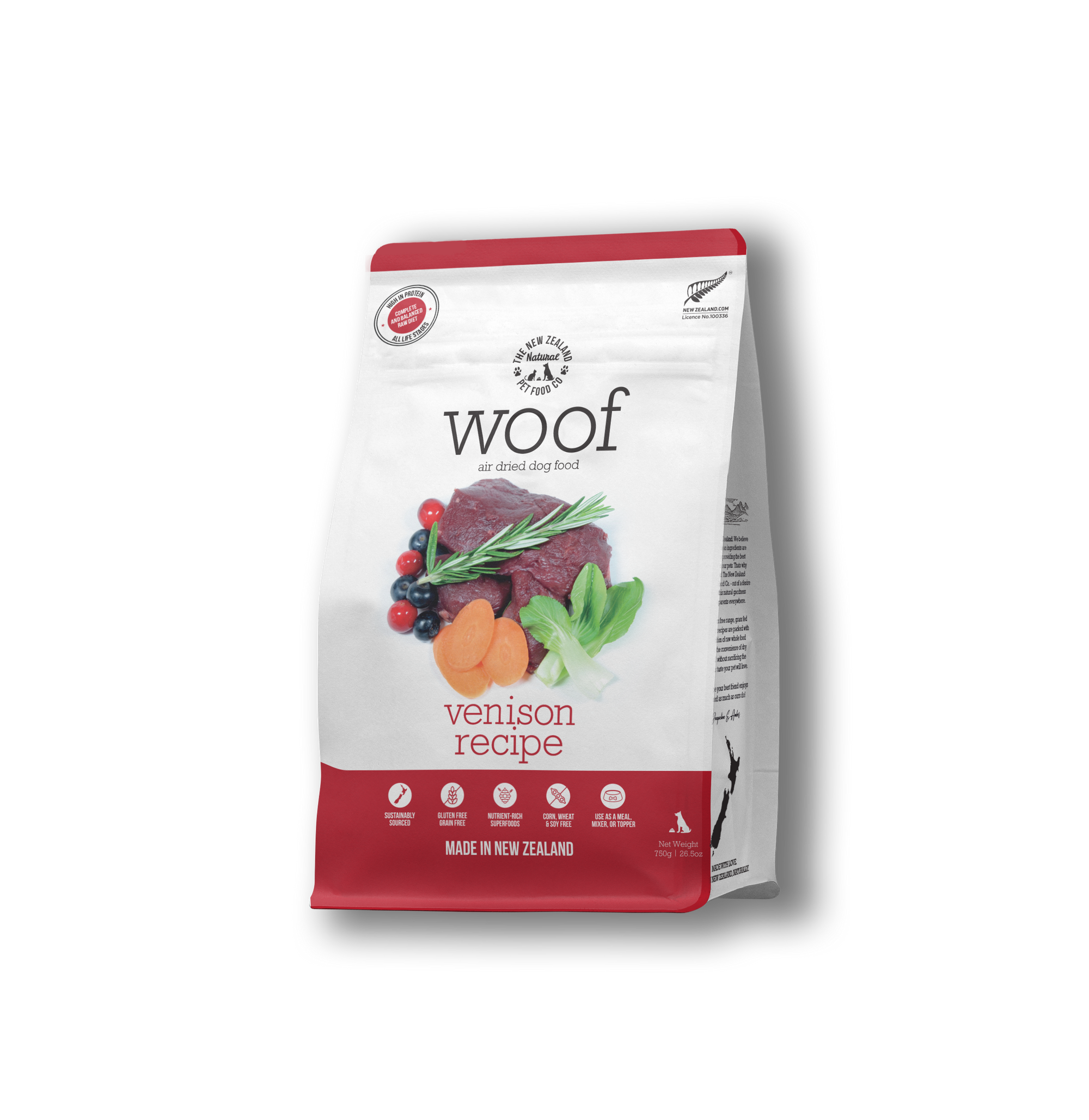Venison Air-Dried Dog Food 3.5oz | 26.5oz
