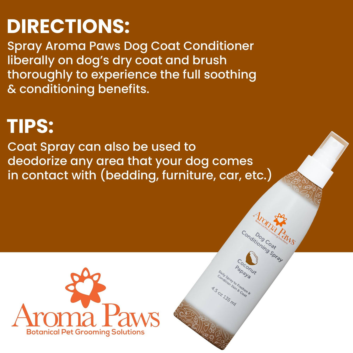 Coconut Papaya Coat Conditioning Spray
