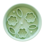 Flower + Leaf Bowl (Green)