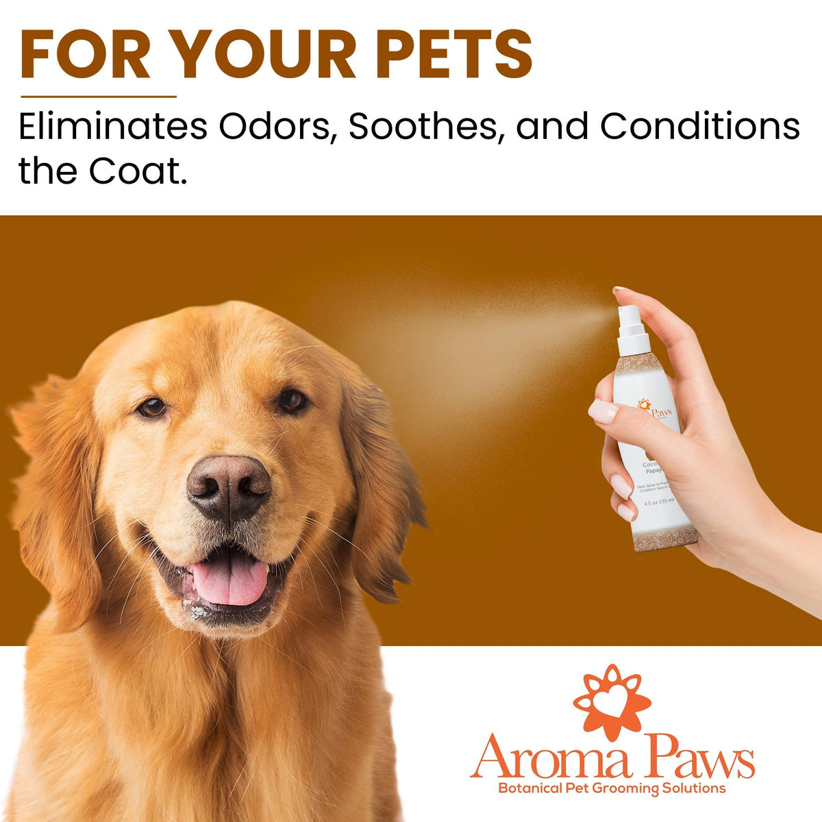 Coconut Papaya Coat Conditioning Spray