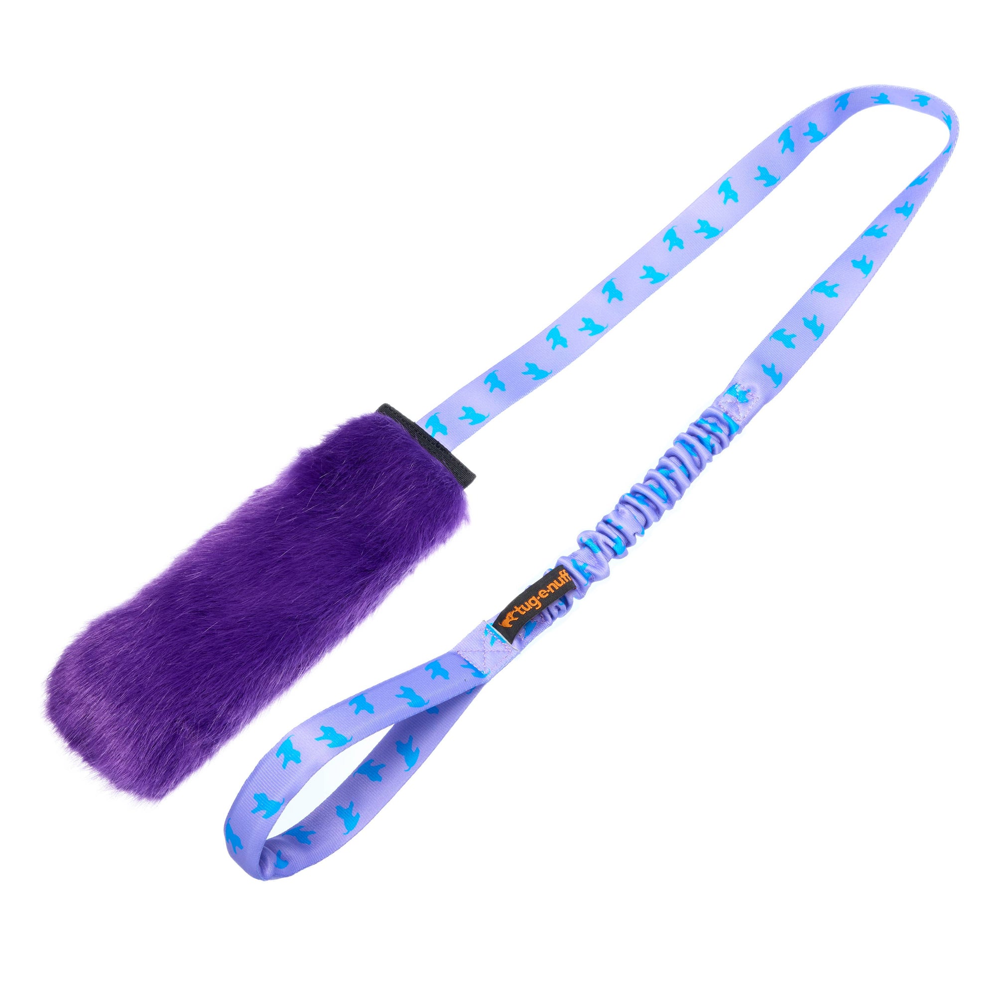 Faux Fur Squeaky Bungee Chaser