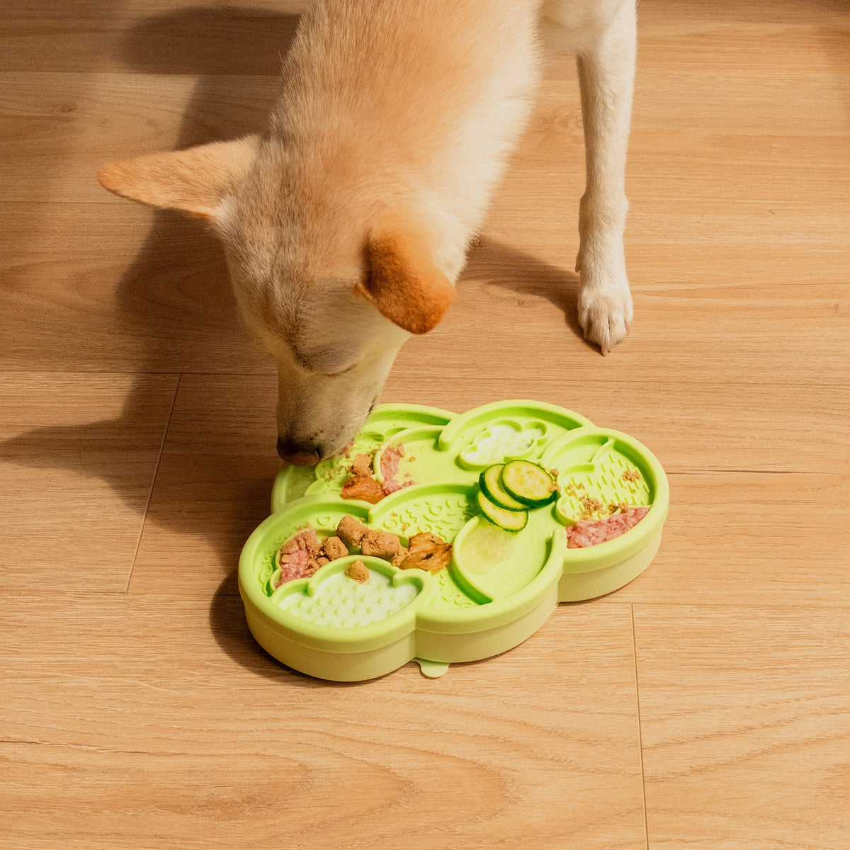 cloud nine lick mat &amp; lid | honeydew