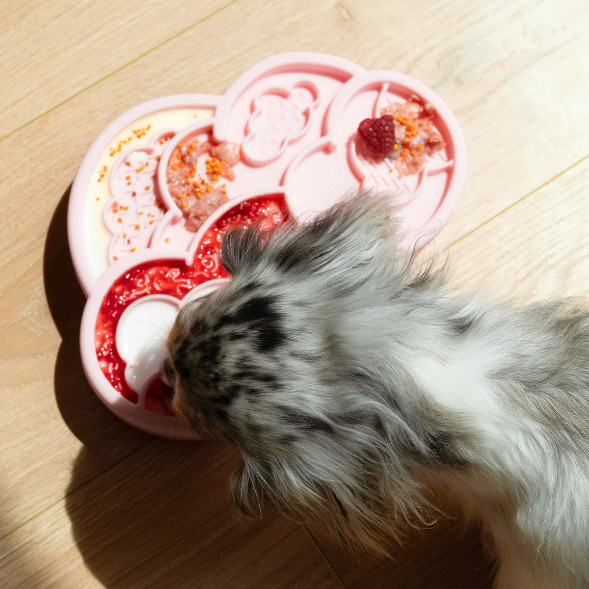 cloud nine lick mat &amp; lid | strawberry