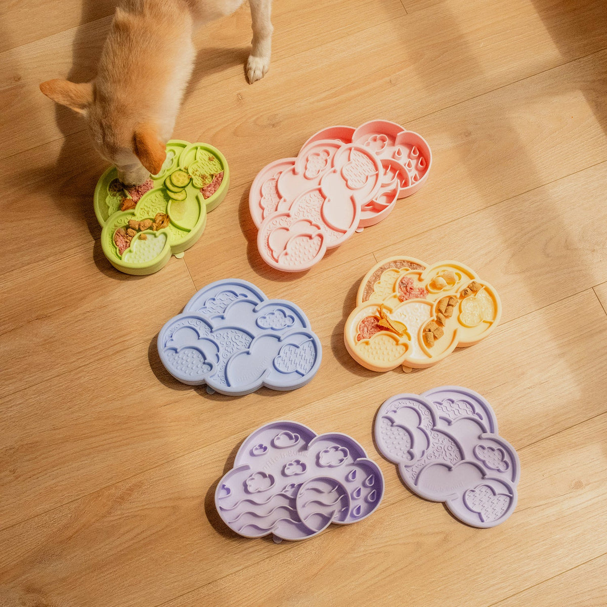 cloud nine lick mat &amp; lid | honeydew