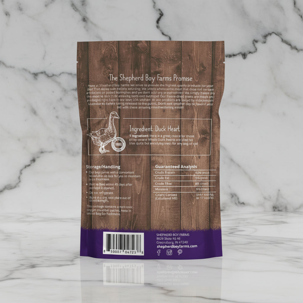 Freeze Dried Duck Heart