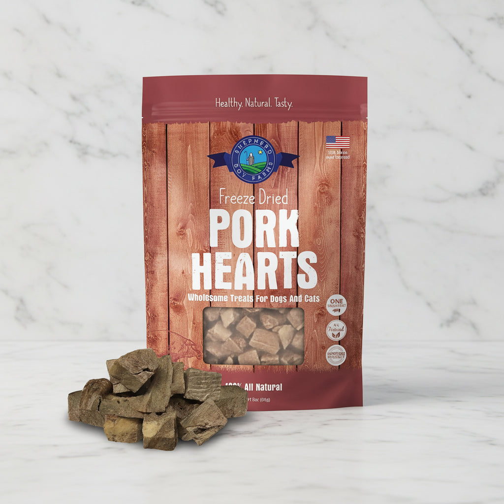 Freeze Dried Pork Heart Treats