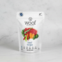 Package of WOOF beef recipe freeze-dried dog food 