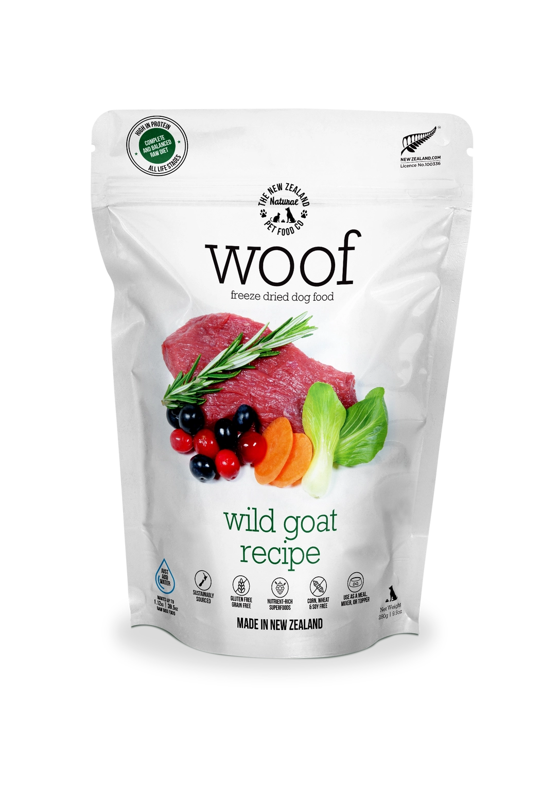Wild Goat Freeze Dried Dog Food 1.76oz | 9.9oz