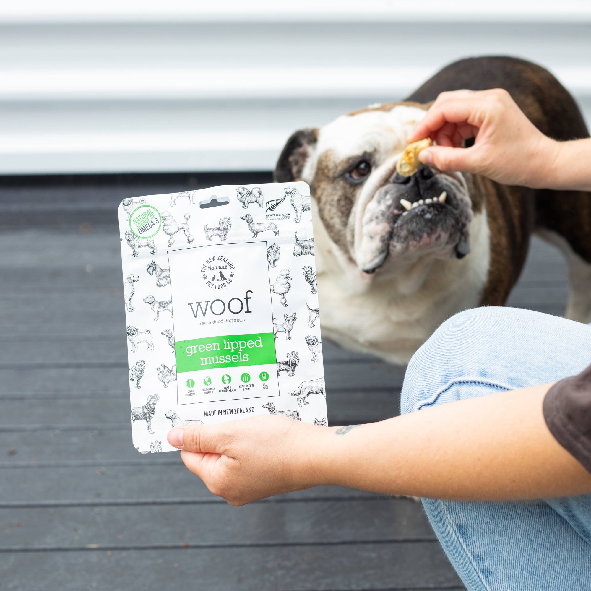 Woof NZ Green Mussel Treat 1.76oz