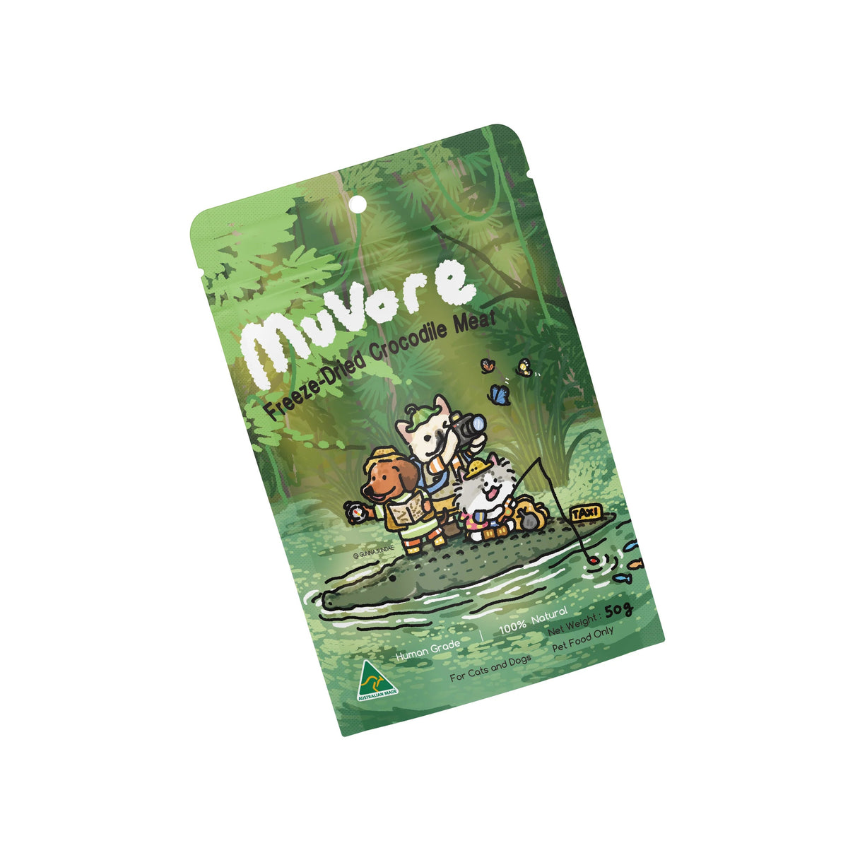 Freeze-Dried Crocodile Meat