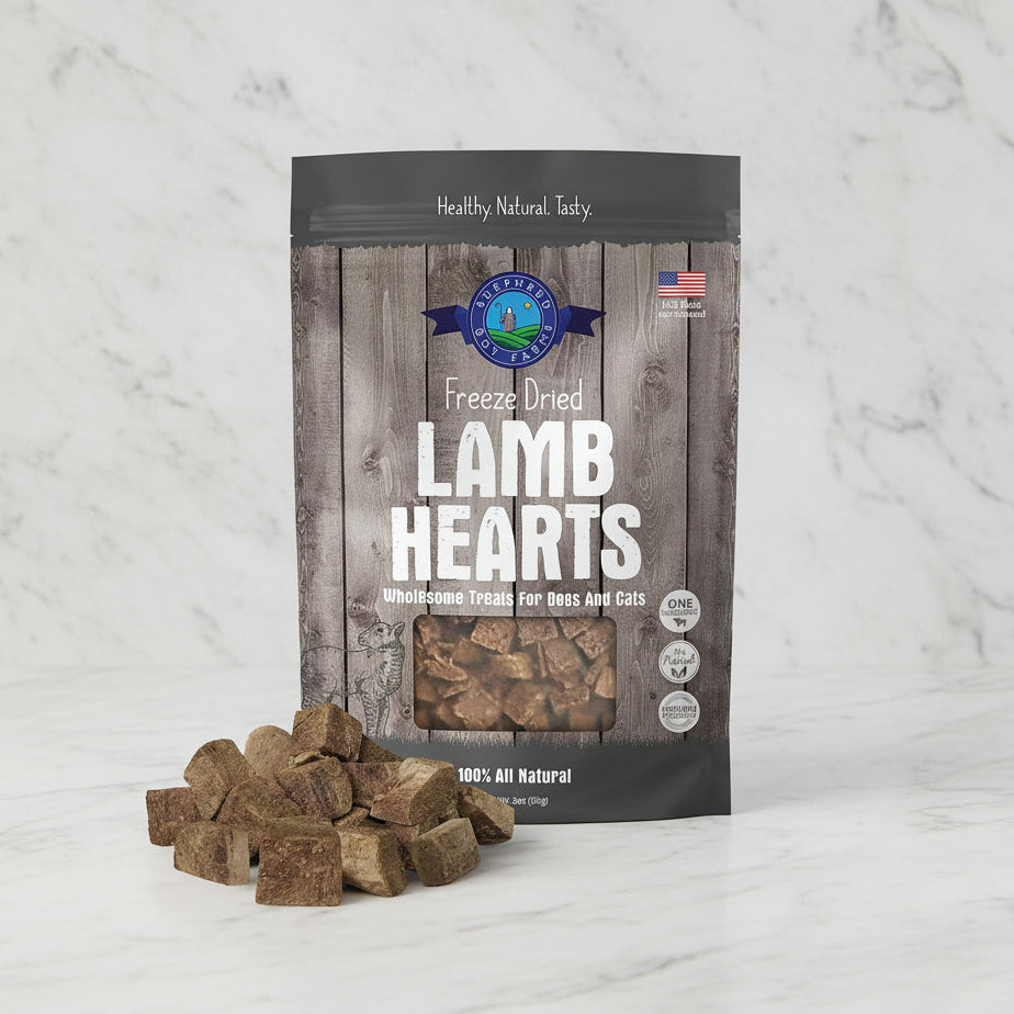 Freeze Dried Lamb Heart Treats