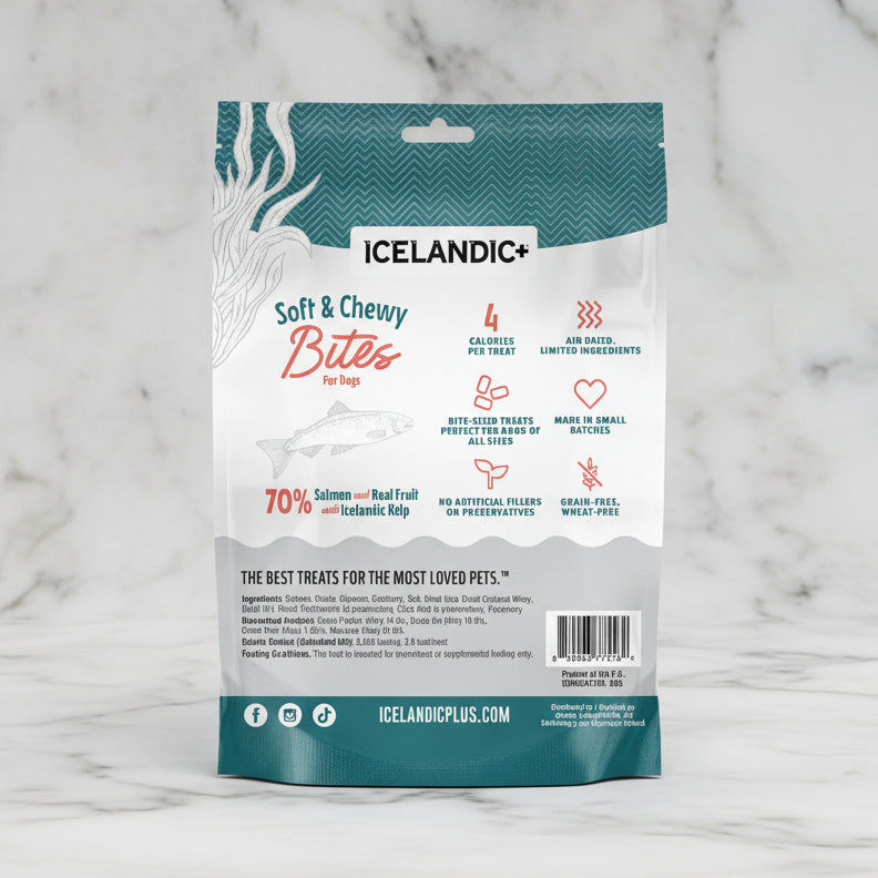 Icelandic+ soft and chewy bites for dogs